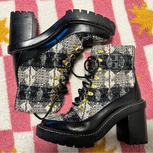Tory Burch Tweed Boots